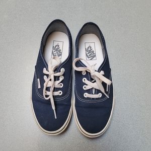 Women's Van's size 7.5 Navy Blue